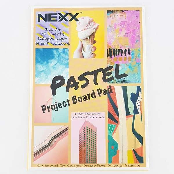 NEXX - Project Pad Pastel Board A4 - 160GSM