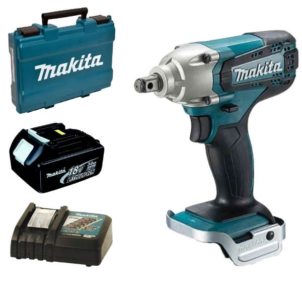 Makita - Impact Wrench DTW190ZK with Battery , Charger and Carry Case
