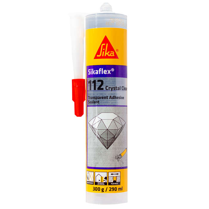 Sikaflex-112 Crystal Clear Transparent Adhesive and Sealant  290ml