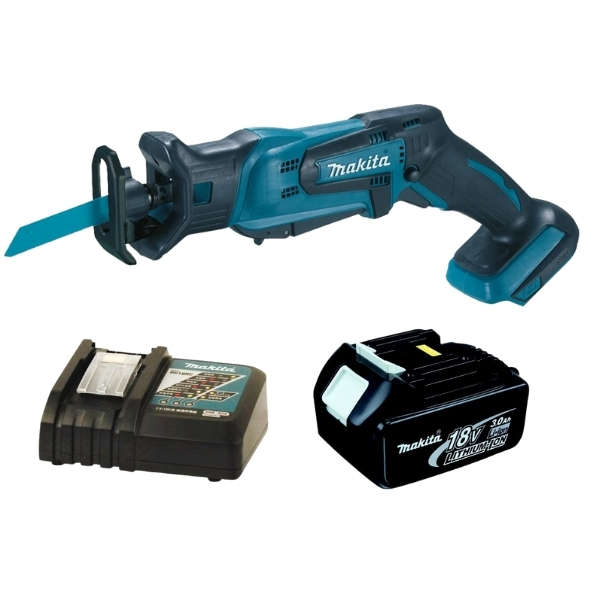 Makita - Reciprocating Saw (Mobile Compact) DJR183Z , Battery &amp; Charger