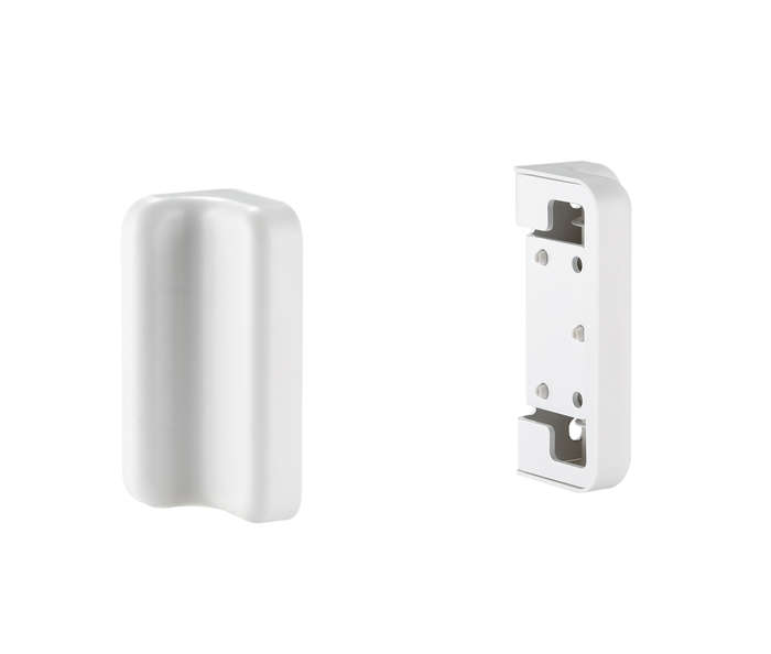 Slatwall Wall Mounting Plate Up To 50kg - White