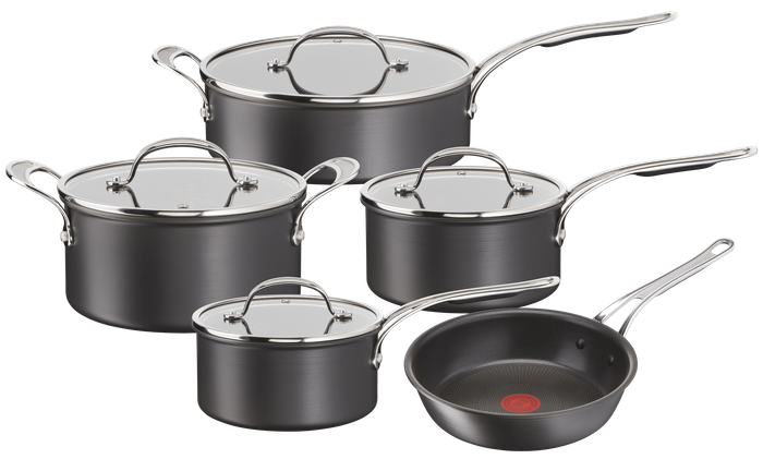 Jamie Oliver by Tefal Cooks Classic Hard Anodised 9 piece set