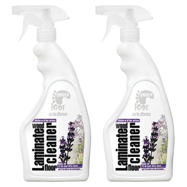 Under Foot - Laminated Wood Floor Cleaner - 750ml - Lavender - Pack of 2