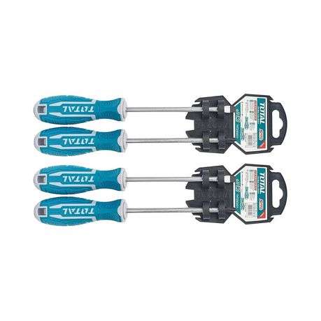 Total Tools 2 Pcs Screwdriver Set (2 Sets)