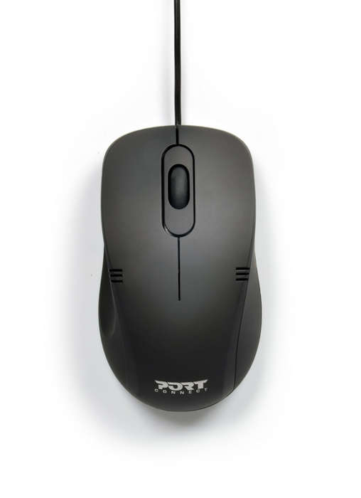 Port Budget Office Optical USB Mouse Black