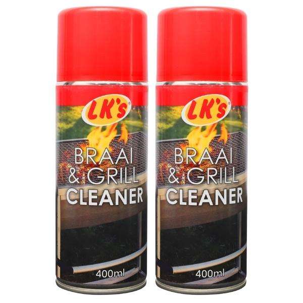 LK's - Braai and Grill Cleaner - 400ml (Pack of 2)