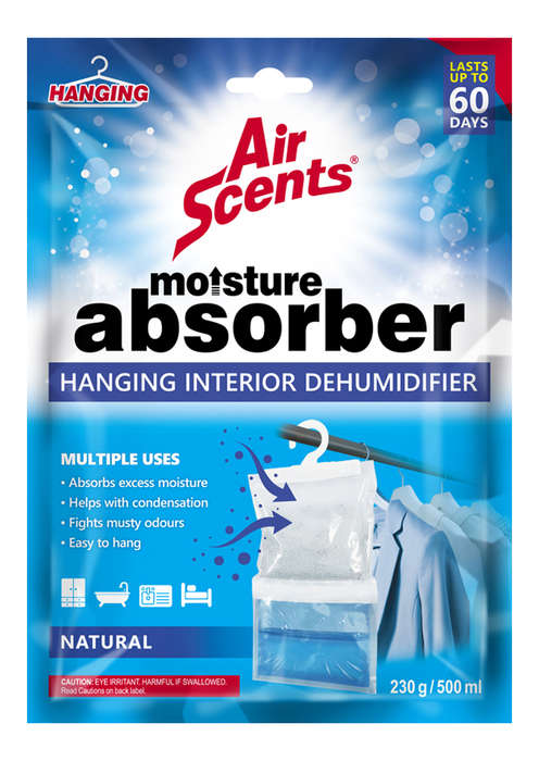 Shield - Airscents Moisture Absorber Hanging Interior Dehumidifier Natural