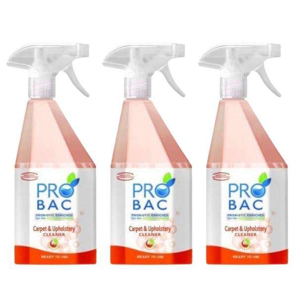 Probac  Carpet and Upholstery Cleaner 750ml - Pack of 3