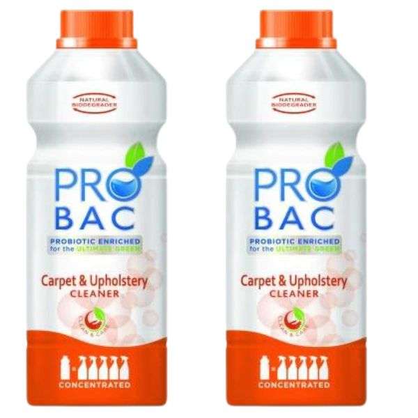 Probac  Carpet &amp; Upholstery Cleaner (1L) Concentrated - Pack of 2