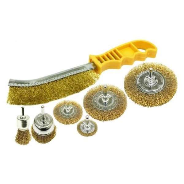 Ingco - 7pc - Wire Brush Set