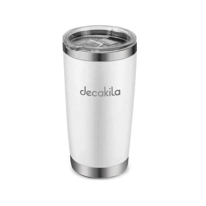 Decakila - Stainless Steel Mug Tumbler 566ml - White