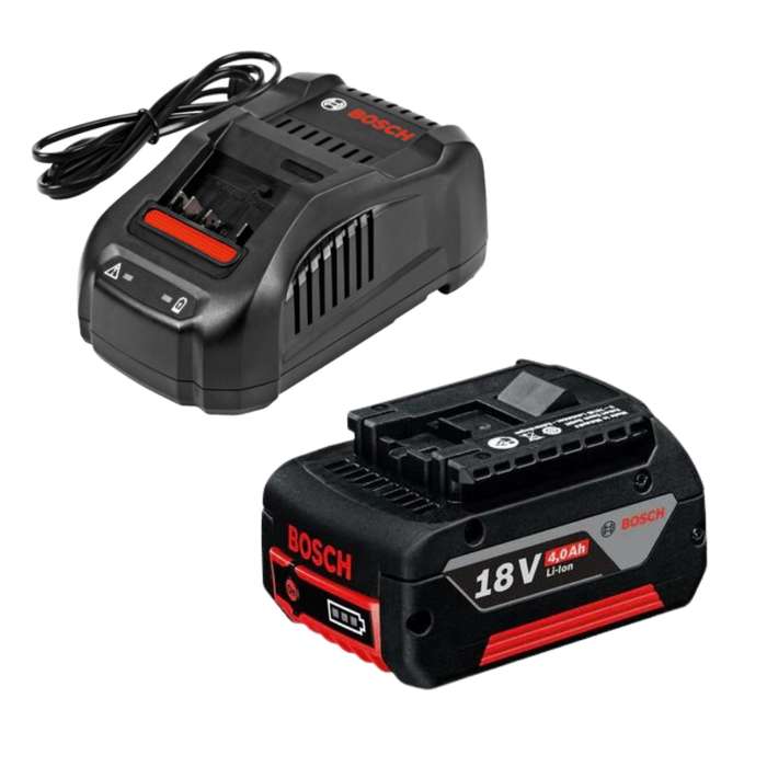 Bosch - Quick Charger and Battery Pack GBA 18V 4.0Ah