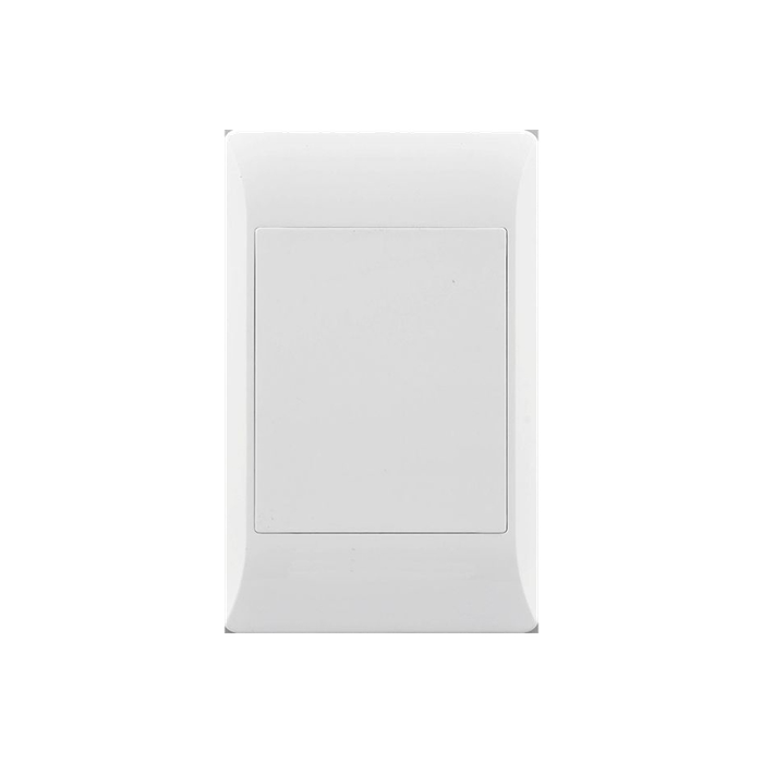 Socket 2X4 Blank Plate White E/Mate