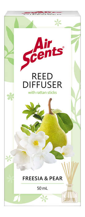 Air Scents Reed Diffuser Freesia &amp; Pear 50ml