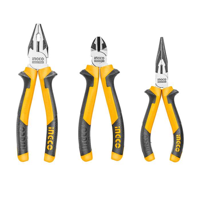 Ingco - Plier Set (3 Piece) CRV