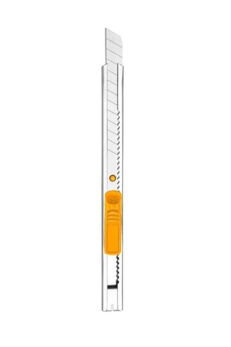 Ingco - Stainless Steel Snap-Off Knife (132 mm) + 1 Blade (9 mm x 80mm)