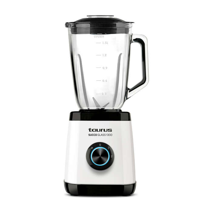 Taurus Jug Blender Glass White 1.5L 1300W "Succo Glass 1300"