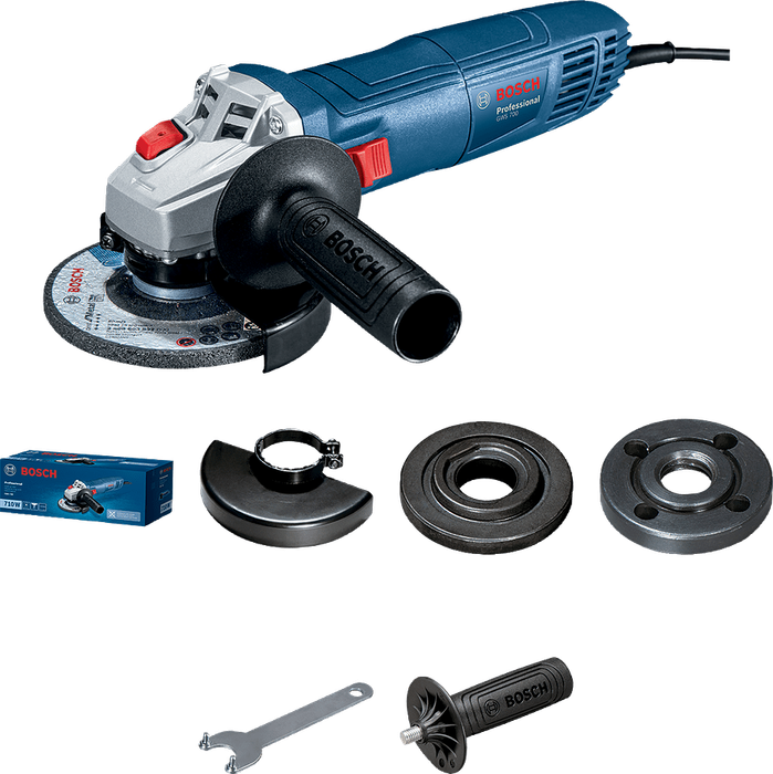 Bosch - Angle Grinder (GWS 700) Including 4xCuttingDiscs and 1xCarbon Brush