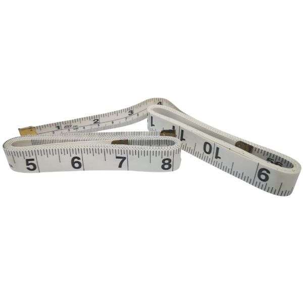 SourceDirect - Haberdashery Measuring Tape 150 cm - (Bulk of 12) - White