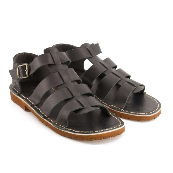 Bata Safari Men's Sandle Open Toe - Black - UK 8