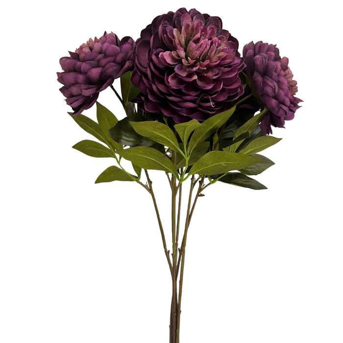 Toolhome Blossoms - Dahlia - Purple (Pack of 6 Stems) - 62cm