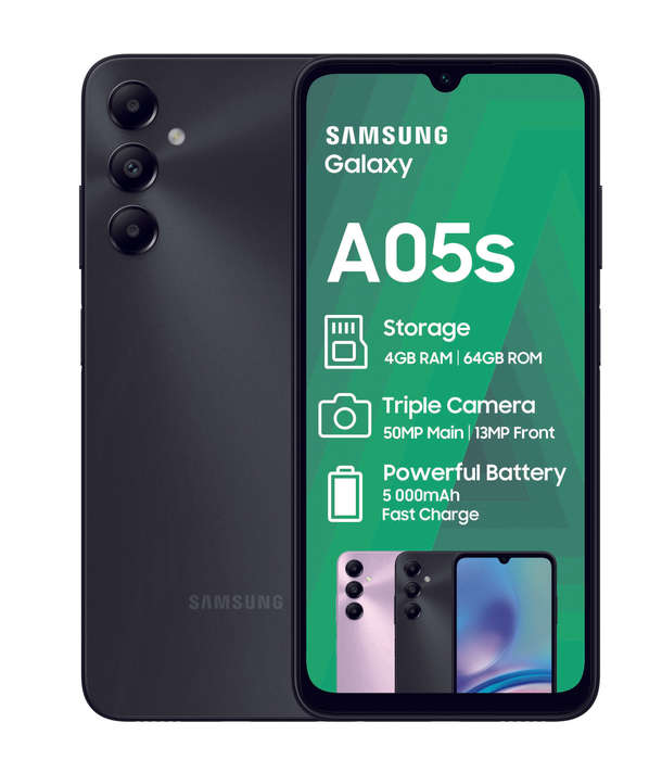 Samsung Galaxy A05s 64GB LTE Dual Sim - Black