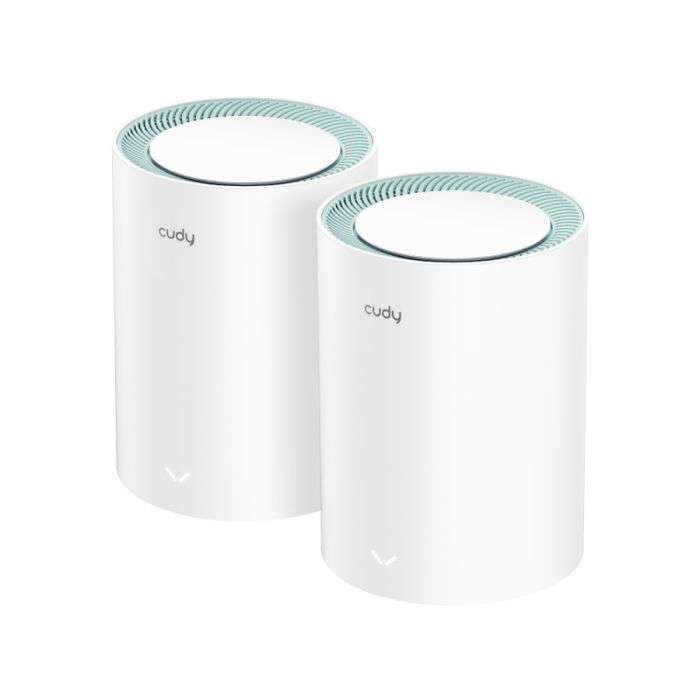 Dual Band Cudy WiFi 5 1200Mbps Gigabit Mesh 2 Pack | M1300 (2-Pack)