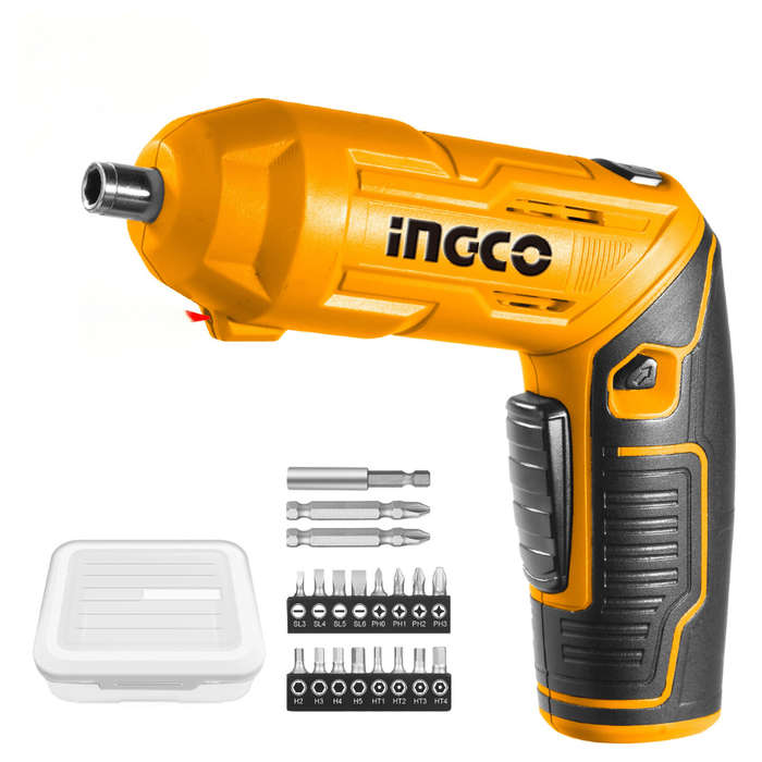 Ingco - Lithium-Ion Cordless Screwdriver - 4V
