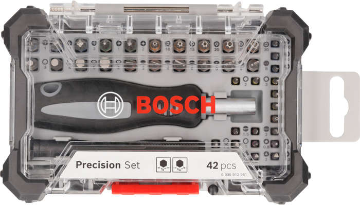 Precision Screwdriver Bit Set - 42 Piece