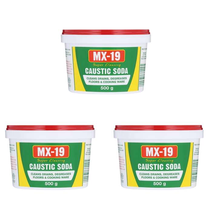 MX-19 - Caustic Soda - 500g - Pack of 3