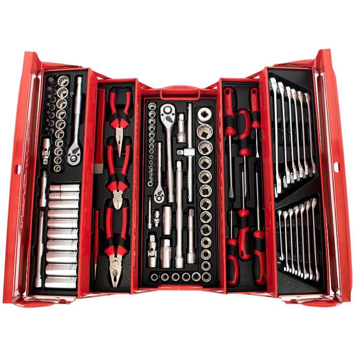Tork Craft - Toolbox Compact 1/2" - 3 Tray - 71Pce