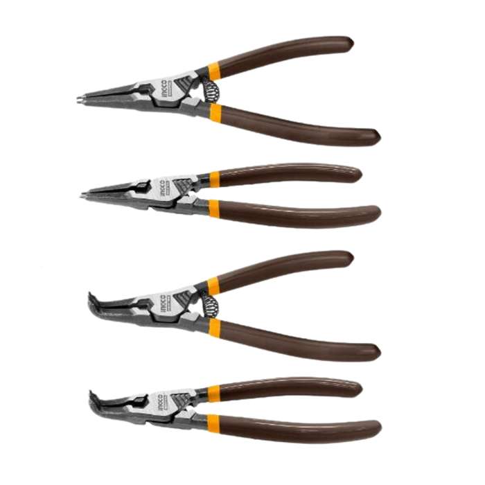 INGCO - Snap Ring Pliers Set, 5" - 4pcs