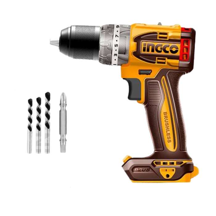 Ingco - Cordless Impact Drill - Compact - 60NM 20V - Unit only