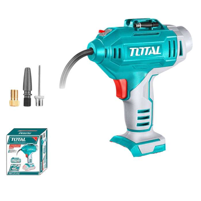 Total Tools - Li-ion Cordless Auto Air Compressor - 20V