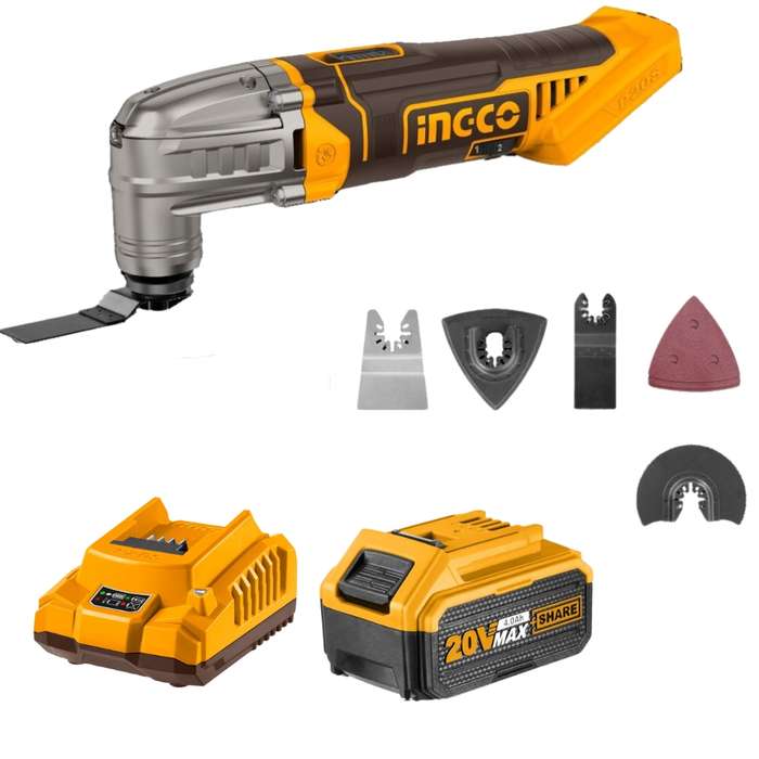 Ingco - Multifunction Tools With 4.0Ah Battery And Charger