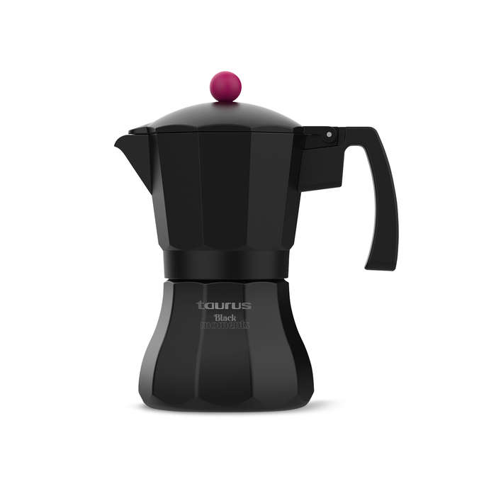 Taurus Coffee Maker Aluminium Black 200ml "Black Moments 6"