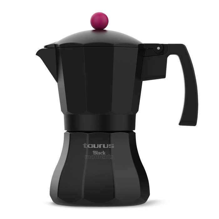 Taurus Coffee Maker Aluminium Black 500ml 12 Cups "Black Moments 12"