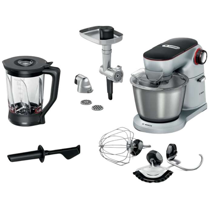 Bosch - Series 8 Kitchen Machine OptiMUM 1400W Gaggenau Silver &amp; Black