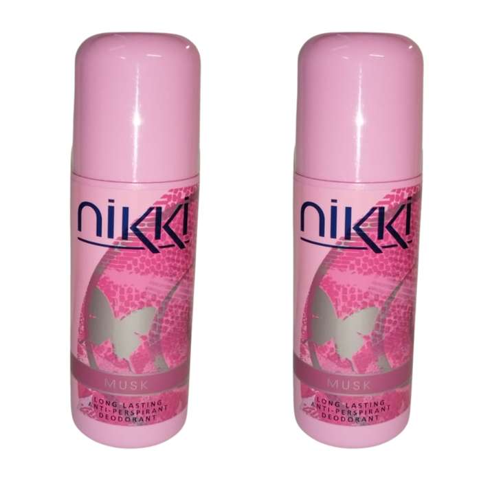 Nikki Long Lasting Anti-perspirant Roll On 50ml - Musk Pack of 2