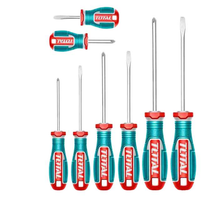 Total Tools - Screwdriver Set - 8 piece