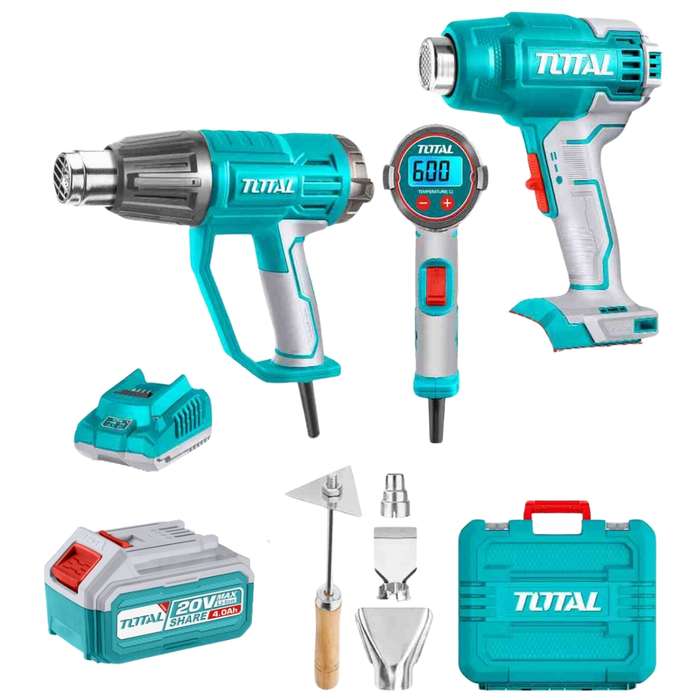 TOTAL - 20v+220v Heat Gun Combo Set