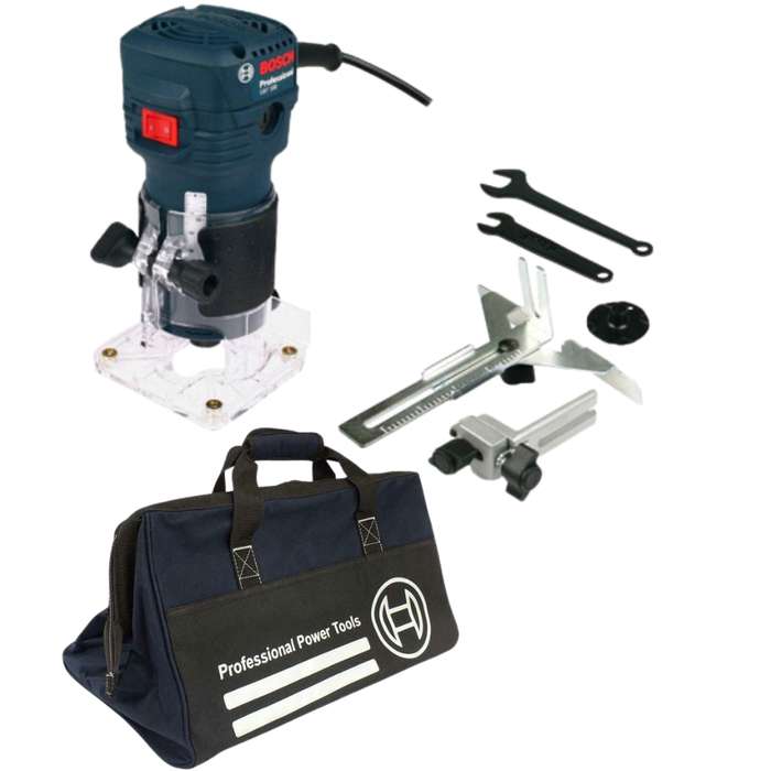 Bosch - Palm Router (GKF 550) in Heavy Duty Tool Carry Bag