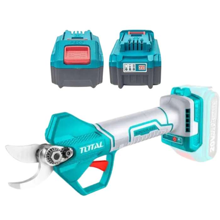 Total Tools-Lithium-Ion Gauge Straight Shear with 2.0 Ah Battery &amp; Charger