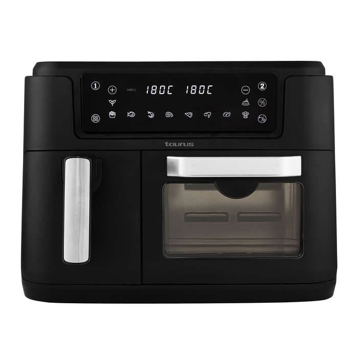 Taurus Air Fryer Dual Zone Digital Non-Stick Black 9.5L 2400W "Duo"