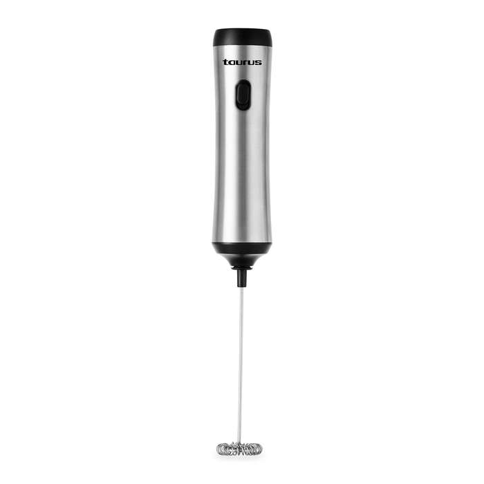 Taurus Milk Frother Battery Operated Stainless Steel Brushed 1 Speed