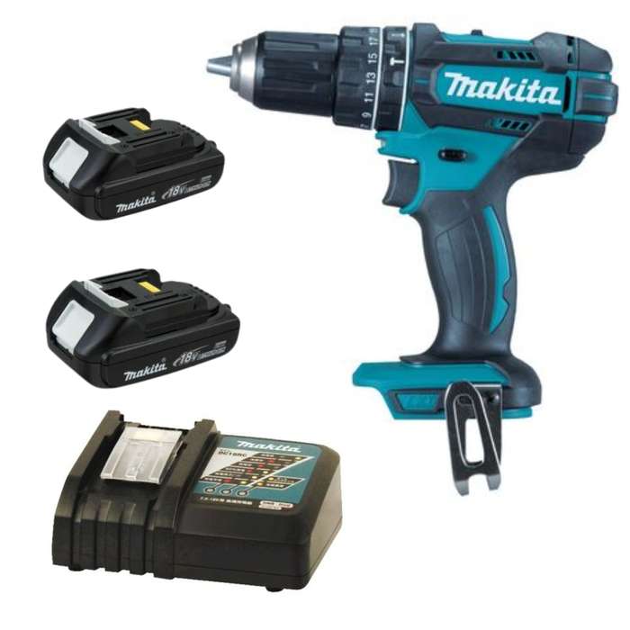 Makita - Cordless Impact Driver-Drill with 2 x 1.5Ah Battery &amp; Charger