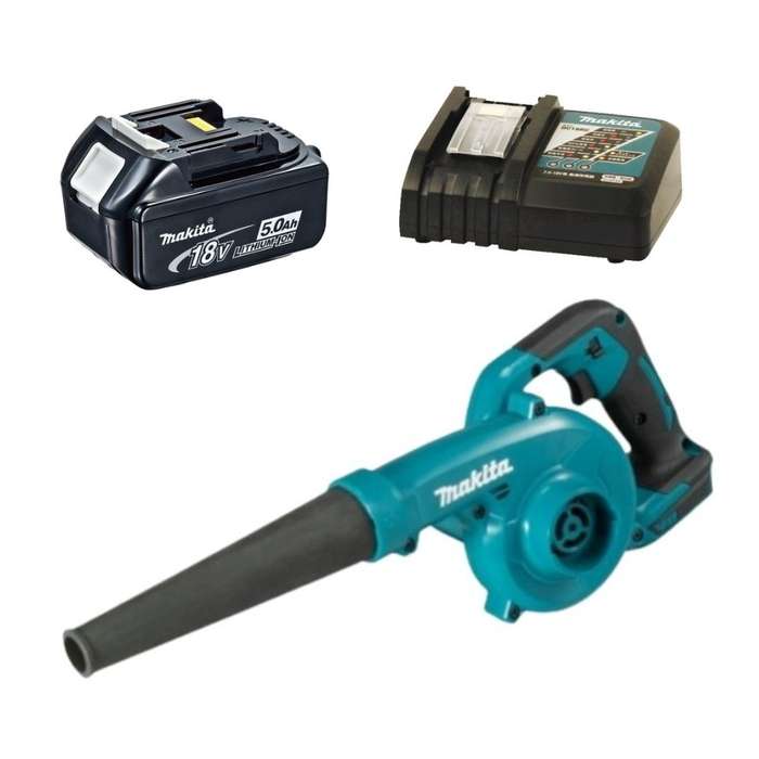 Makita - Cordless Blower 18V DUB185Z with (50Ah) Battery and Charger
