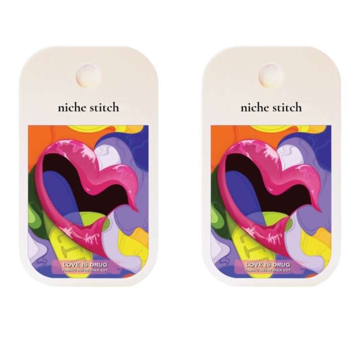 Niche Stitch - Pocket (Fabric Fragrance) Love is Drug (42ml) - Pack of 2