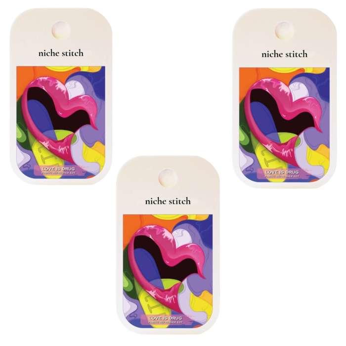 Niche Stitch - Pocket (Fabric Fragrance) Love is Drug (42ml) - Pack of 3