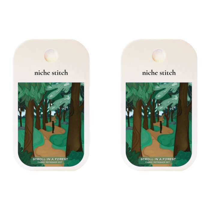 Niche Stitch - Pocket (Fabric Fragrance) Stroll in a Forest 42ml Pack of 2